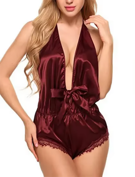 body satin-rouge-bordeaux-sexy-2